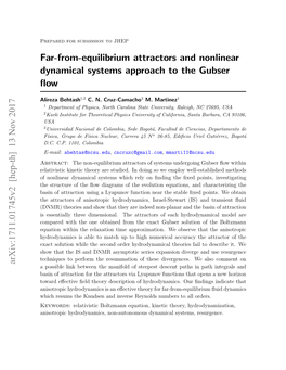 Far-From-Equilibrium Attractors and Nonlinear Dynamical Systems Approach to the Gubser ﬂow