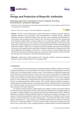 Design and Production of Bispecific Antibodies