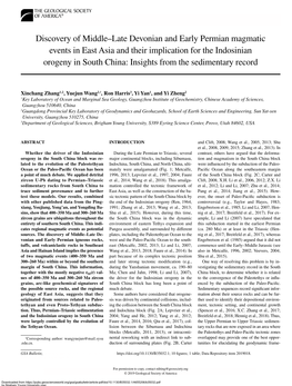 Discovery of Middle–Late Devonian and Early Permian Magmatic