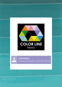 Lab Notes: Exploring Shades with Mix White LAB NOTES