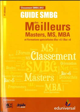 Mëilleurs Masters, MS, MBA Et Formations Spécialisées Bac +5/ Bac +6 T Audit Interne Et Contrôle De Gestion
