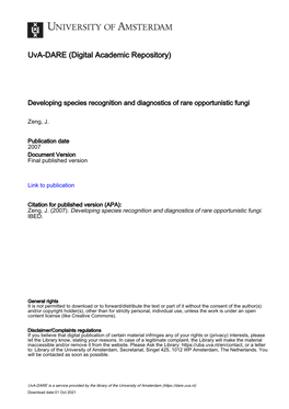 Exophiala Spinifera and Its Allies: Diagnostics from 109 Morphology to DNA Barcoding