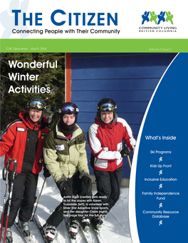 March 2009 Volume 5 Issue 2 Wonderful Winter Activities