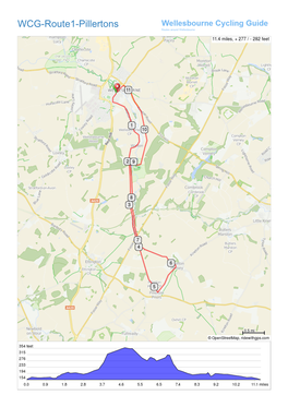WCG-Route1-Pillertons Wellesbourne Cycling Guide