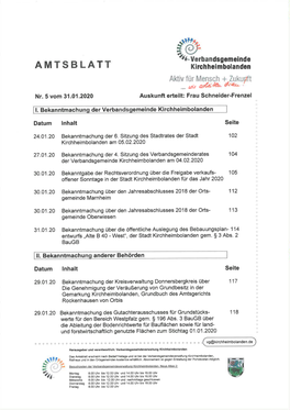 AMTSBLATT Klrch Heimbolanden Aktiv Für Mensch + Zukurft