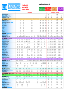 Fahrplan Gültig Vom 1. Mai Bis Zum 31. Oktober