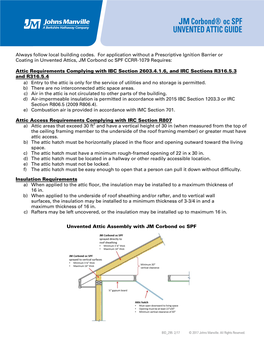 Unvented Attic Hatch Guide