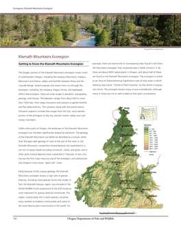 Klamath Mountains Ecoregion