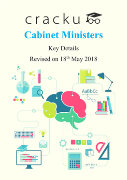 Cabinet Ministers Key Details Revised on 18Th May 2018