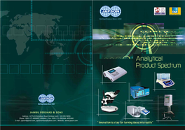 JAPSON Analytical Products Spectrum