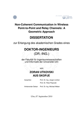 Doktor-Ingenieurs (Dr.-Ing.)