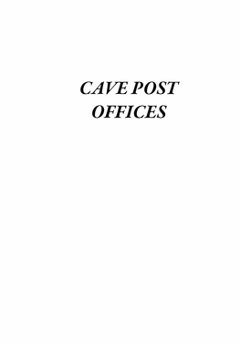 Cave Post Offices