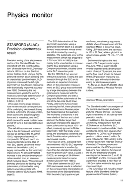 STANFORD (SLAC) Asymmetry Parameter Using a Dictate Where This Quark Can Sit If the Polarized Electron Beam Is a Straight­ Standard Model Is to Survive Intact