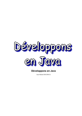 Développons En Java