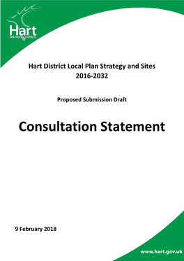 Consultation Statement