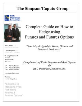 Complete Guide on How to Hedge Using Futures and Futures Options
