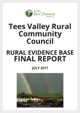 Tees Valley Rural Community Council FINAL REPORT