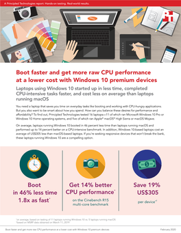 Microsoft Windows10 Vs Macos Responsiveness Cost