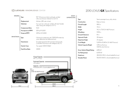 View Model Specs and Pricing for the 2010