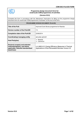 CDM-SSC-Poa-DD-FORM Version 03.0 Page 1 of 62