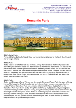 Romantic Paris