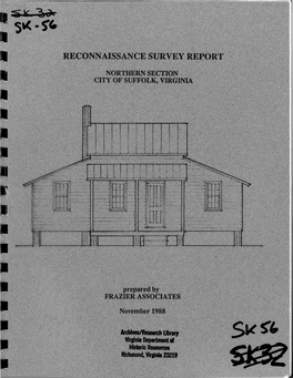 Farm Lane Were Examined in Order to Determine the Location of All Applicable Historic Resources to Be Surveyed