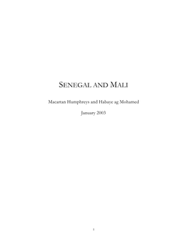 Senegal and Mali
