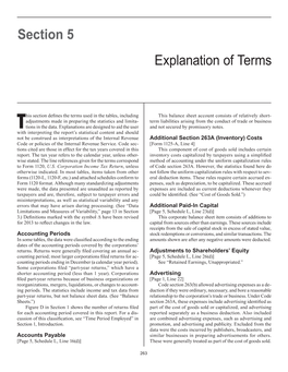 Section 5 Explanation of Terms