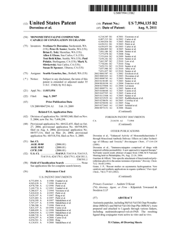 (12) United States Patent (10) Patent No.: US 7,994,135 B2 Doronina Et Al