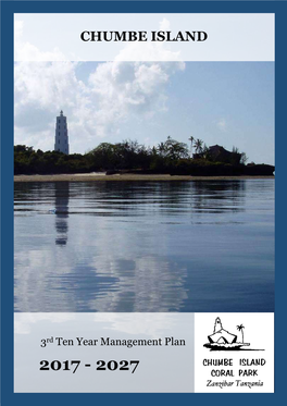 Chumbe Island Management Plan 2017-2027