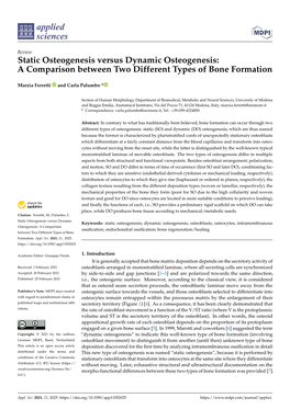 A Comparison Between Two Different Types of Bone Formation