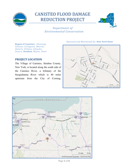 Canisteo Flood Damage Reduction Project
