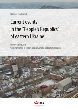 “People's Republics” of Eastern Ukraine