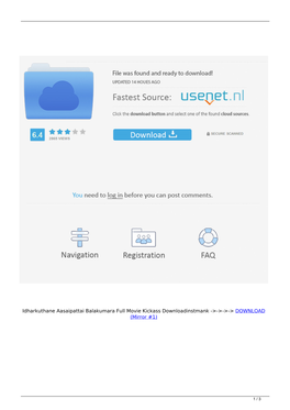 Idharkuthane Aasaipattai Balakumara Full Movie Kickass Downloadinstmank ->->->-> DOWNLOAD (Mirror #1)