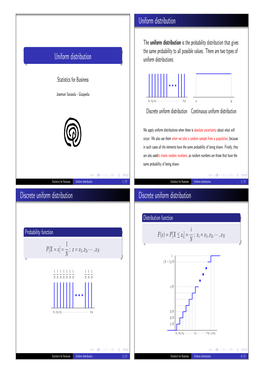 Uniform Distribution