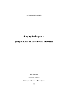 Staging Shakespeare
