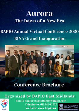 BAPIO Annual Virtual Conference 2020 BINA Grand Inauguration
