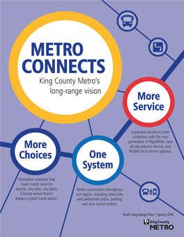 King County Metro'si Long-Range Vision