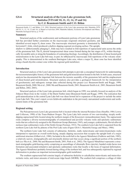 Structural Analysis of the Lynn Lake Greenstone Belt, Manitoba (NTS 64C10, 11, 12, 14, 15 and 16) by C.J