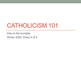 Catholicism 101