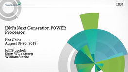 IBM's Next Generation POWER Processor