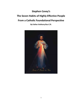 Stephen Covey's the Seven Habits of Highly Effective People from A