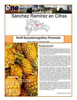 Sánchez Ramírez En Cifras