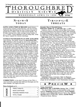 T~?I~~Un~~~Re Dtm Wed N E S Day, Apr I L 2 4, 1 9 9 6