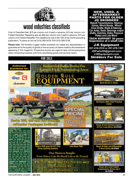 Wood Industries Classifieds