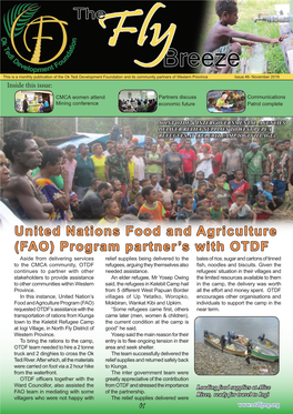 United Nations Food and Agriculture (FAO) Program Partner's with OTDF