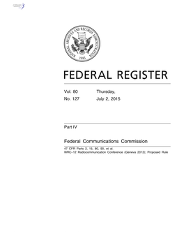 Federal Communications Commission