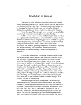 Revolution on Campus