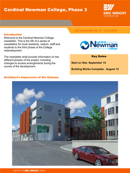 Cardinal Newman College, Phase 3