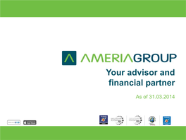 Your Advisor and Financial Partner